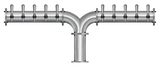10 TAP(4"OC)BRUSHED SS ALBATROSS CH-MX CLD