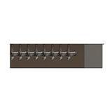 8 TAP(4"OC)BRUSHED SS 32" SPACE MIZER GLYCOL COOLED