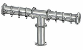 8 TAP(4"OC)BRUSHED SS CONDOR "T" CH-MX CLD