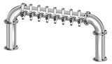 8 TAP 3" DIA. BRUSHED SS BRIDGE TOWER GC - LINE 1 ISO