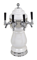 4T PEARL WHT TWR W/CHROME RING AIR-NO TAPS