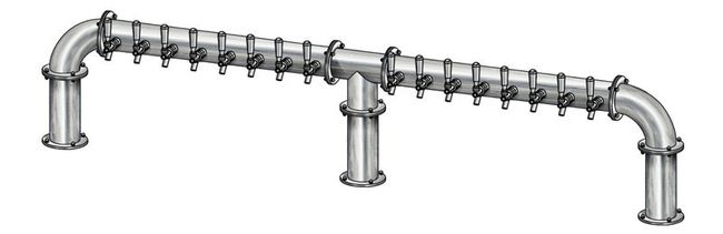 16 TAP(4"OC)BRUSHED SS LIONS GATE 3P CH-MX CLD