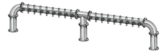 18 TAP(4"OC)BRUSHED SS LIONS GATE 3P CH-MX CLD