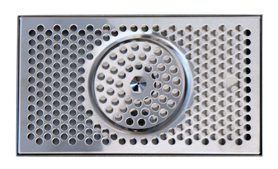 12" x 7" BRUSHED SS SPRAY DRIP TRAY