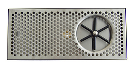 16" x 7" BRUSHED SS SPRAY DRIP TRAY