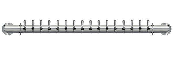 16 TAP(4"OC)BRUSHED SS LIONS GATE WM CH-MX AIR
