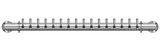 16 TAP(4"OC)BRUSHED SS LIONS GATE WM CH-MX CLD