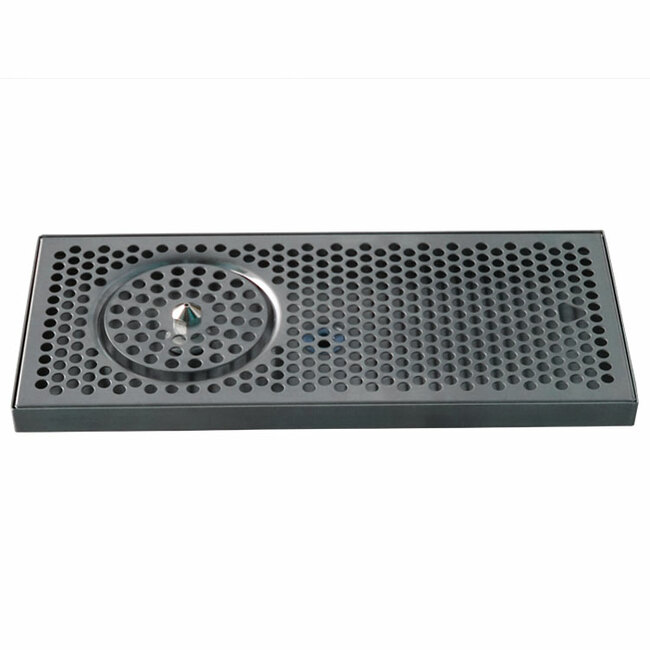 16" x 7" BRUSHED SS SPRAY DRIP TRAY