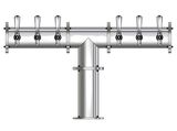6 TAP(4"OC)POLISHED SS CONDOR "T" CH-MX AIR
