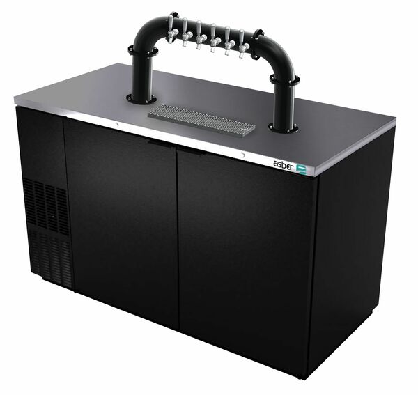 68"- 6 TAP MATTE BLACK LIONS GATE "U" CH-MX CLD KIT