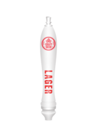 BR-4CP WHT LG-PUB (GLD) TAP HANDLE