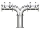 4 TAP(4"OC)POLISHED SS ALBATROSS CH-MX CLD