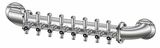 8 TAP POLISHED SS RAIL WALL MT TOWER CLD