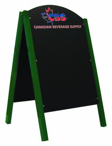 BR "A" FRAME (GRN) CHALKBOARD