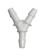 PLASTIC 1/8" BARB "Y" FITTING