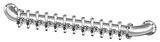 12 TAP POLISHED SS RAIL WALL MT TOWER AIR