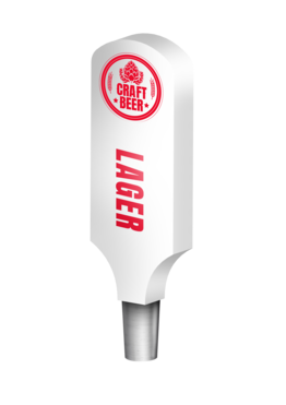 BR-4S 4CP WHITE OUTRIGGER (CHR) TAP HANDLE