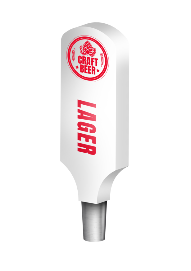 BR-4S 4CP WHITE OUTRIGGER (CHR) TAP HANDLE
