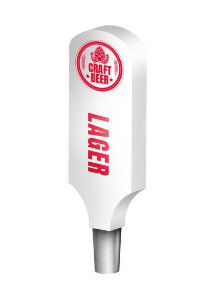 BR-4S 4CP WHITE OUTRIGGER (CHR) TAP HANDLE