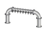 8 TAP(3"OC)BRUSHED SS LIONS GATE "U" CH-MX CLD