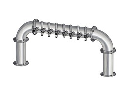 8 TAP(3"OC)BRUSHED SS LIONS GATE "U" CH-MX AIR