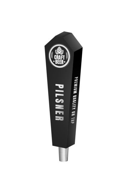 BR-2S 4CP BLK MAGNUM (CHR) TAP HANDLE