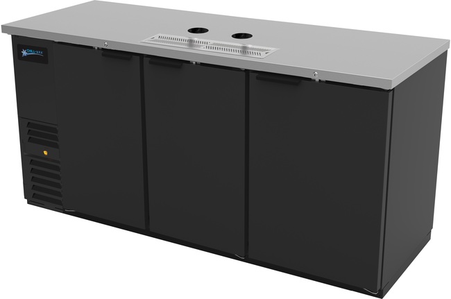 ASBER 78" 3-DOOR DIRECT DRAW-NO HARDWARE