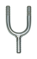 304SS 1/4" BARB "U" BEND WITH 1/4" BARB STEM