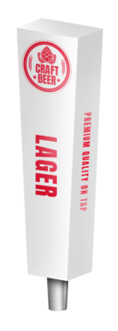 BR-4S 4CP WHITE MINI TRAP-Z (CHR) TAP HANDLE