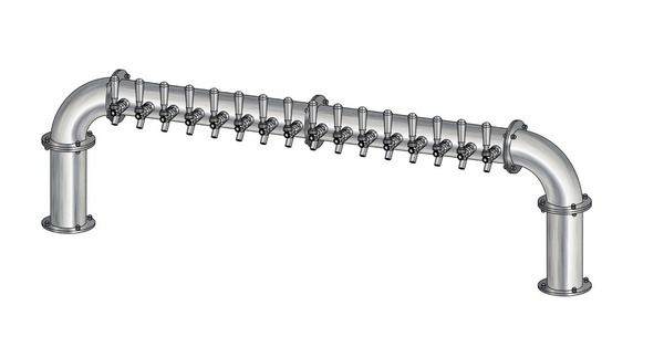 16 TAP(3"OC)BRUSHED SS LIONS GATE "U" CH-MX AIR
