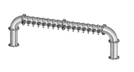 16 TAP(3"OC)BRUSHED SS LIONS GATE "U" CH-MX AIR