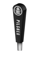 BR-4S 4CP BLK T-BIRD (CHR) TAP HANDLE