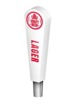 BR-4S 4CP WHT T-BIRD (CHR) TAP HANDLE
