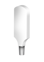 WHITE OUTRIGGER (CHR) TAP HANDLE