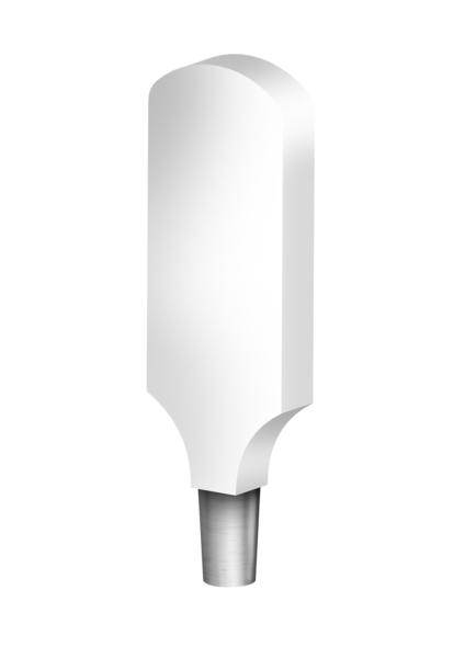 WHITE OUTRIGGER (CHR) TAP HANDLE
