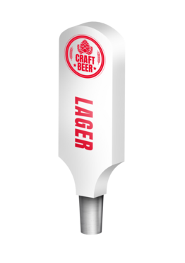 BR-2S 4CP WHITE OUTRIGGER (CHR) TAP HANDLE