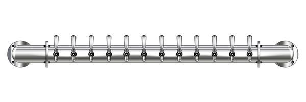 12 TAP(4"OC)POLISHED SS LIONS GATE WM CH-MX CLD