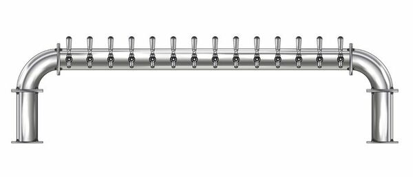 14 TAP(4"OC)POLISHED SS LIONS GATE GLYCOL COOLED