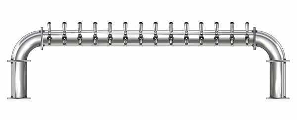 16 TAP(4"OC)POLISHED SS LIONS GATE GLYCOL COOLED