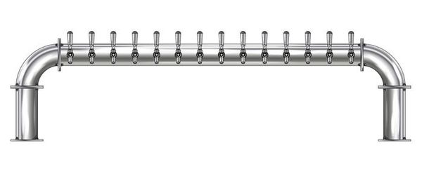 16 TAP(4"OC)POLISHED SS LIONS GATE GLYCOL COOLED