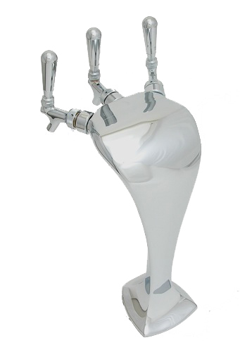 3 TAP CHROME COBRA TOWER AIR COOLED