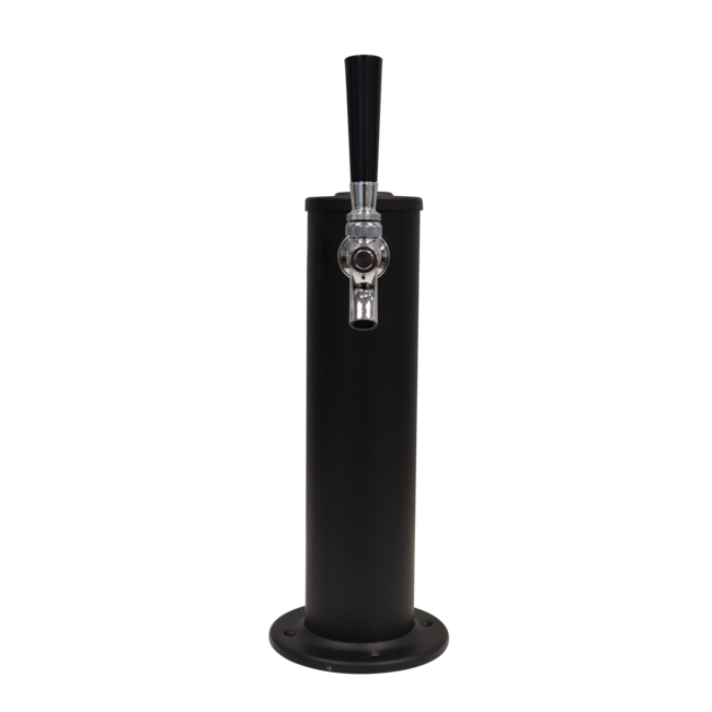 1T(304SS) MATTE BLACK 3" COLUMN TWR AIR[NO TAPS]