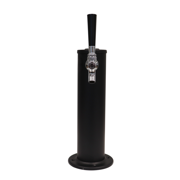 1T(304SS) MATTE BLACK 3" COLUMN TWR AIR[NO TAPS]