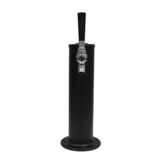 1T(304SS) MATTE BLACK 3" COLUMN TWR AIR[NO TAPS]