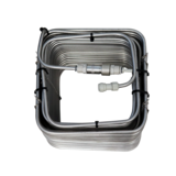 120' SQ 304SS COIL & SS FLOW CONTROL-9-1/4"H x 9-3/4"W