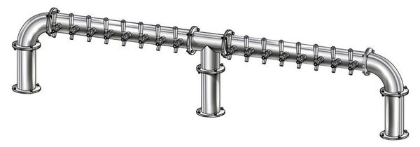 16 TAP(4"OC)CANDY COPPER LIONS GATE 3P GLYCOL COOLED