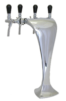4 TAP CHROME COBRA TOWER GLYCOL COOLED
