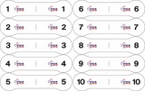 CBS ID-A-TUBE with LINE # (1-10)