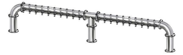 20 TAP(4"OC)CANDY COPPER 3P LIONS GATE "U" GLYCOL COOLED