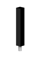 BLK BATON (CHR) TAP HANDLE